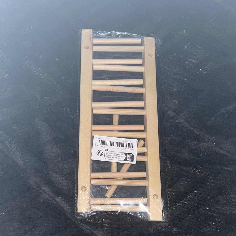 Wooden Ladder Toy for Small Pets 12.2” x 5” New